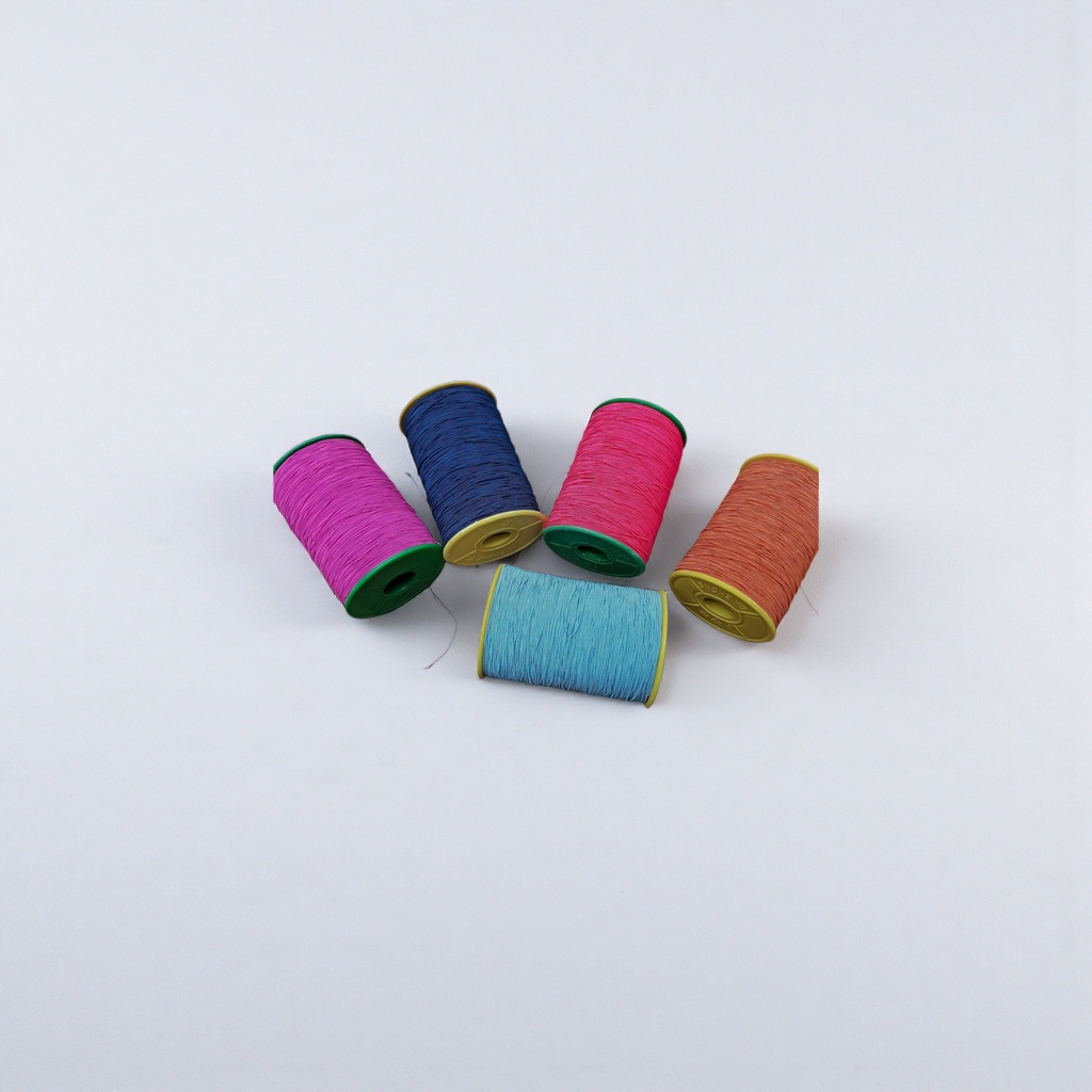 100-meter roll of multi-color mixed pure cotton embroidery thread specially designed for colored spool sewing machines Application Scenario