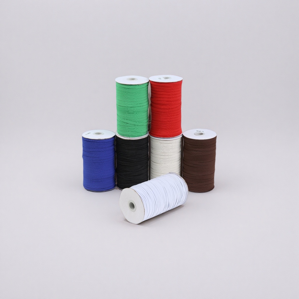 Colored elastic tape roll width 5mm, length 10 meters, elastic webbing DIY hand sewing accessories Specification image