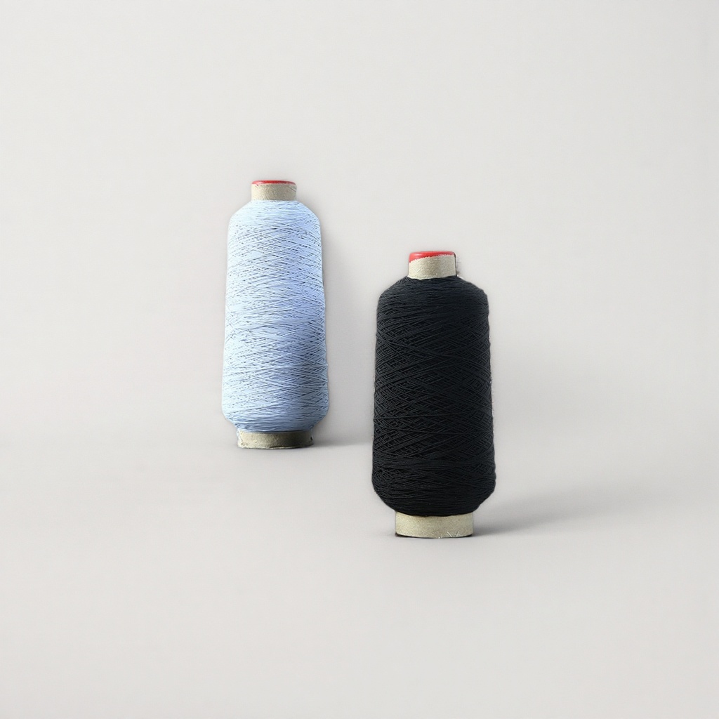 Special multi-specification mixed embroidery sewing thread for light blue and black spire sewing machines Application Scenario