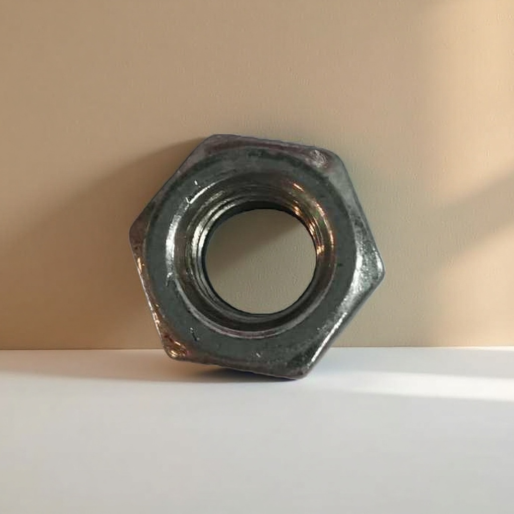 银色六角螺母 不锈钢标准件 M6 M8 M10规格可选 Specification image