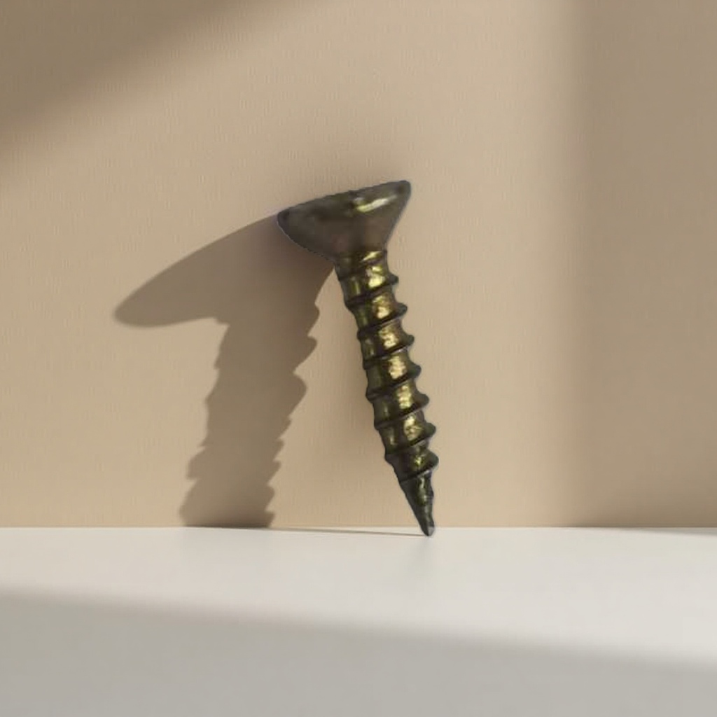 Golden screw stainless steel self-tapping screw, 304 material, bright and corrosion-resistant, multiple specifications available Application Scenario