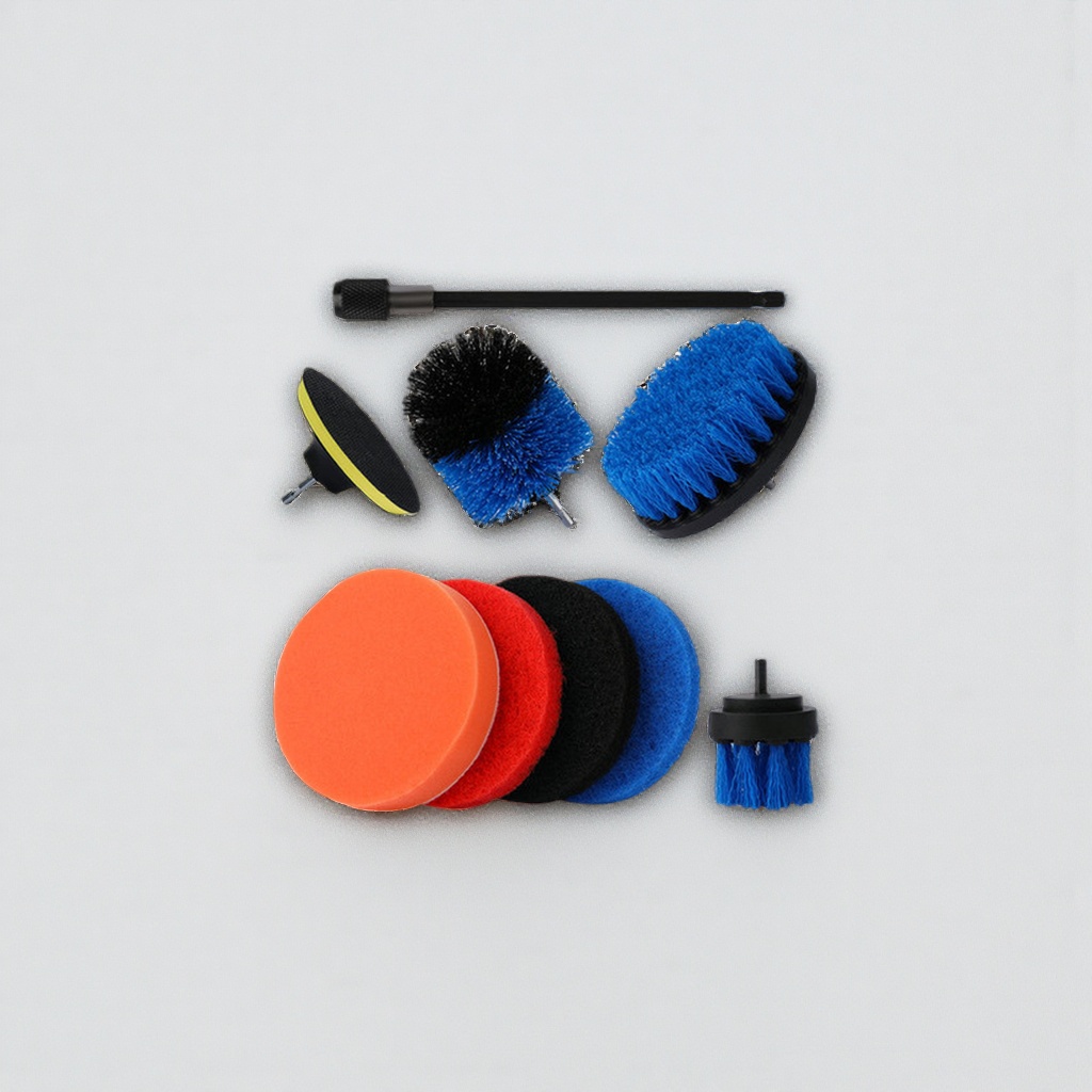 Colorful cleaning brush set, multi-functional bathroom and kitchen brush combination details Picture
