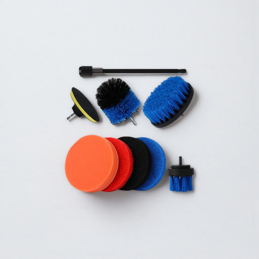 Colorful cleaning brush set, multi-functional bathroom and kitchen brush combination Application Scenario