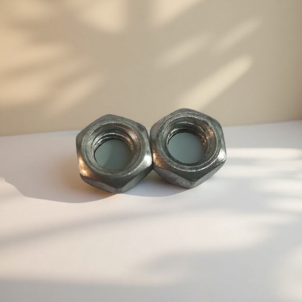 Two silver hexagonal nuts each of M6, M8, M10, M12, M14 and M16 details Picture