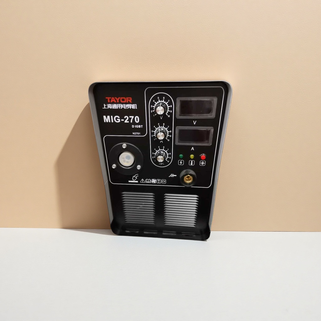 Black electric welding machine, DC manual arc welding machine, 220V household, small and portable Specification image