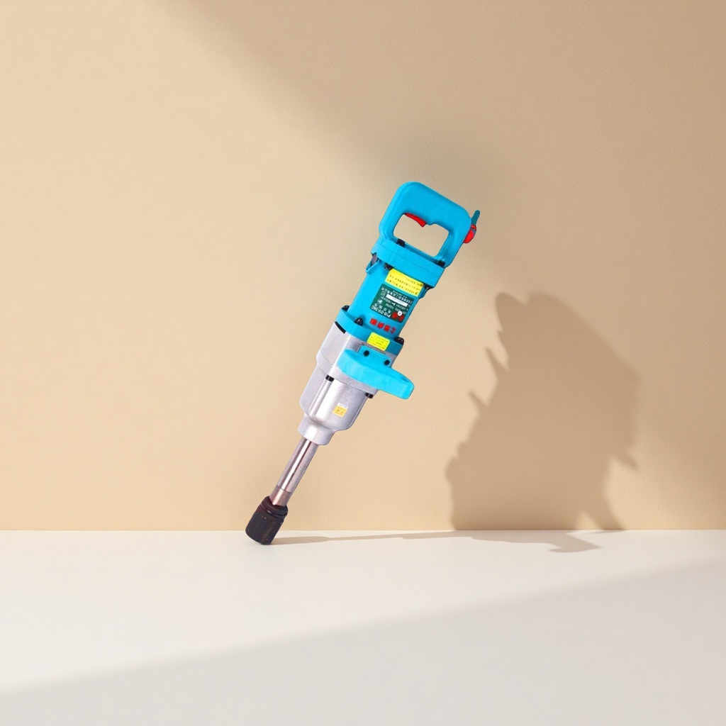 The blue electric wind cannon has a powerful torque and a brushless motor for quick fastening of industrial-grade pneumatic wrenches details Picture