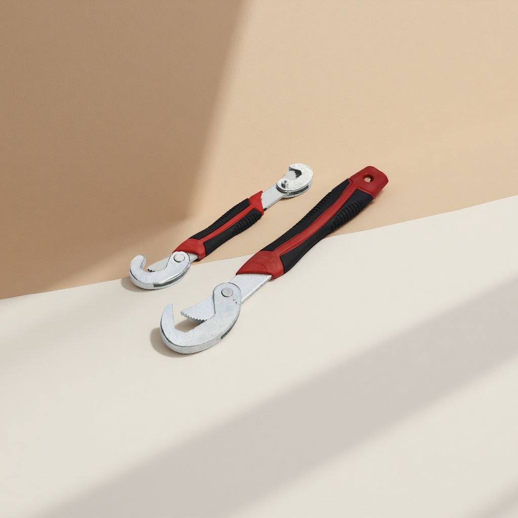 A multi-functional and labor-saving hardware tool with adjustable red and black handles Application Scenario