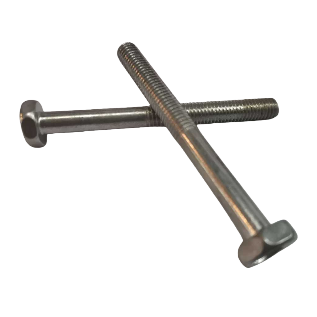 Silver bolts, stainless steel hexagonal bolts, M6×30mm threaded fasteners Item Picture
