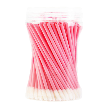 Pink medical cotton swabs, sterile and independently packaged, suitable for household cleaning and makeup removal Item Picture
