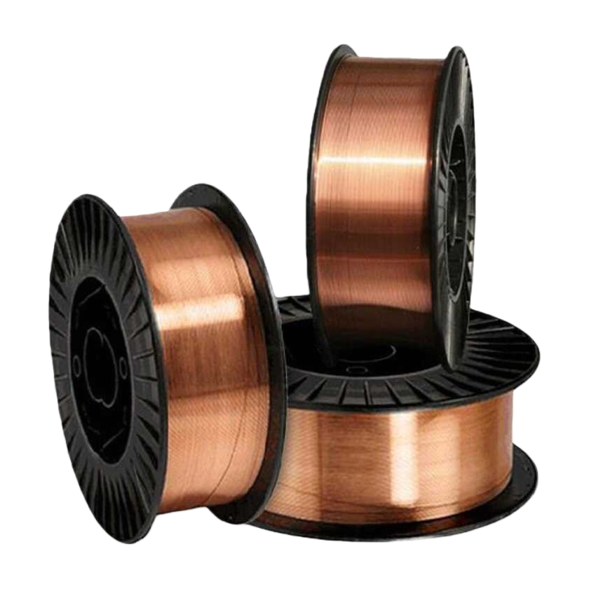 Copper-colored welding wire is rolled into high-quality copper core welding materials for high-temperature resistant welding Item Picture