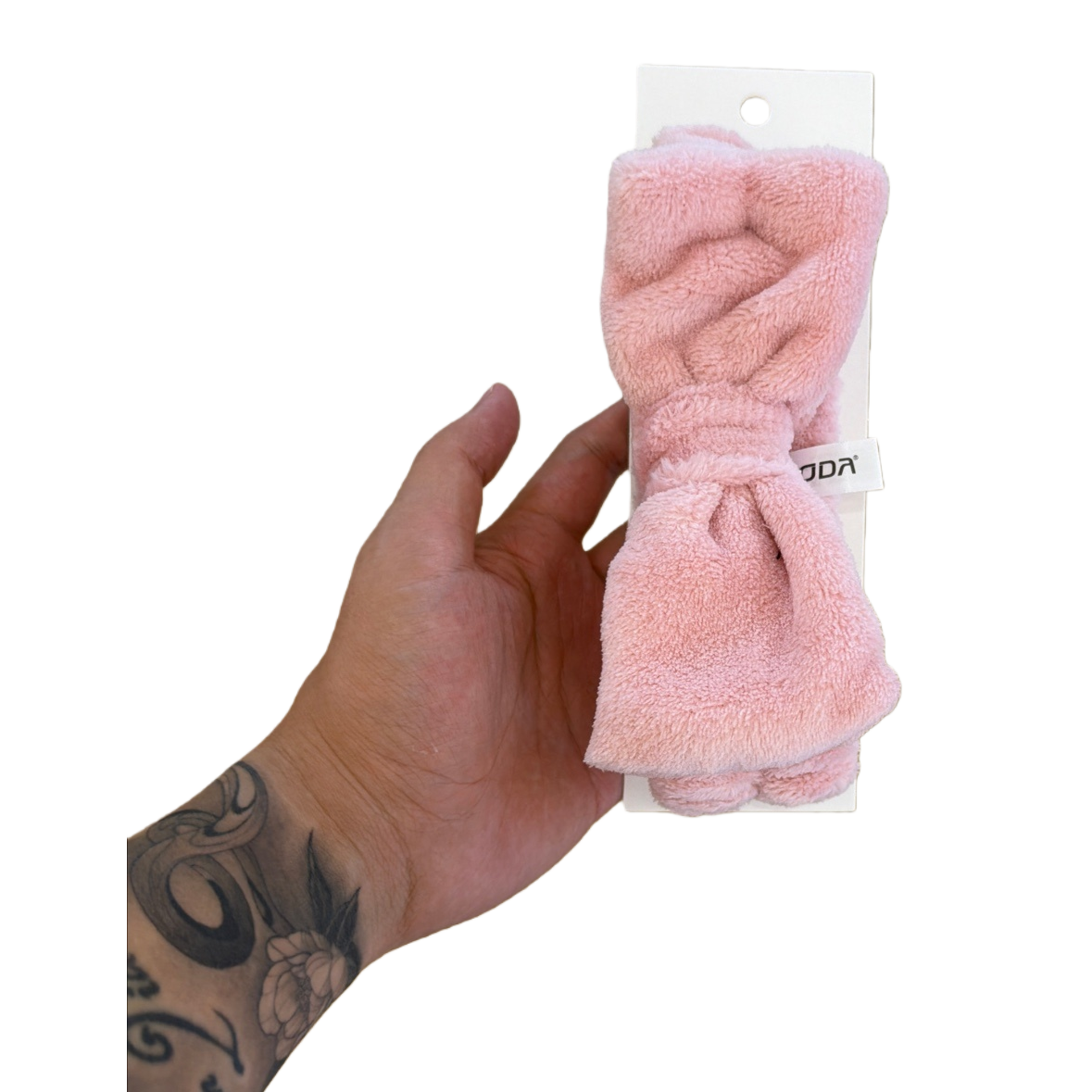 القماش الوردي ذو الشعر مع فتاة راشدة ذات شعر جميل وحلو، وشعر مريح Item Picture