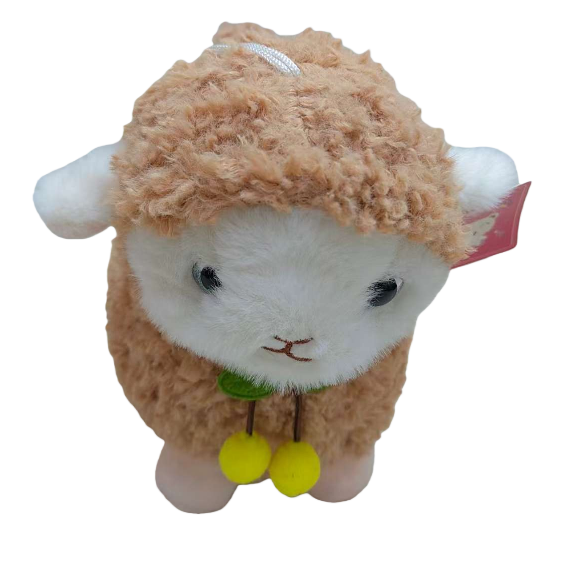 Brown curly lamb plush toy, cute and adorable pet pillow decoration toy Item Picture