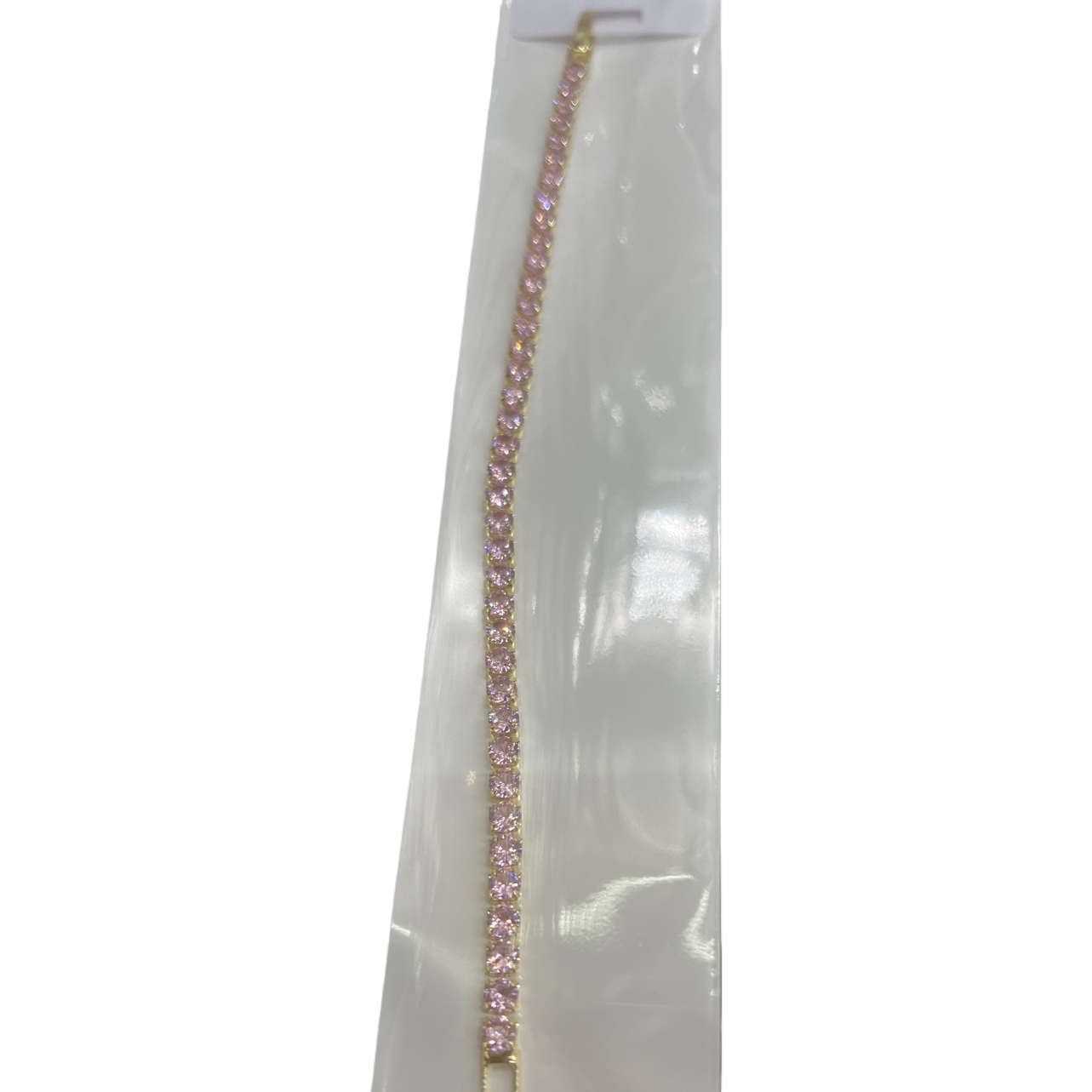 粉色水晶手链天然石轻奢简约女士手腕饰品 Item Picture