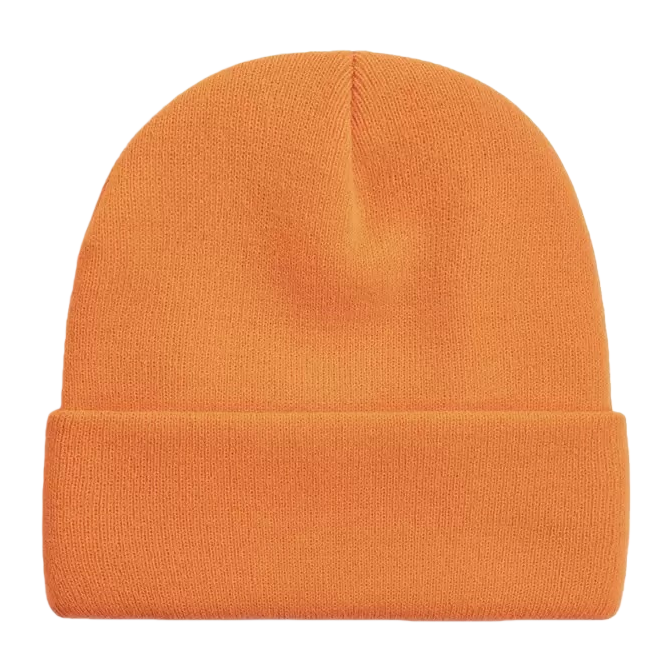 Orange knitted cap, warm woolen cap, women's autumn and winter casual hat Item Picture