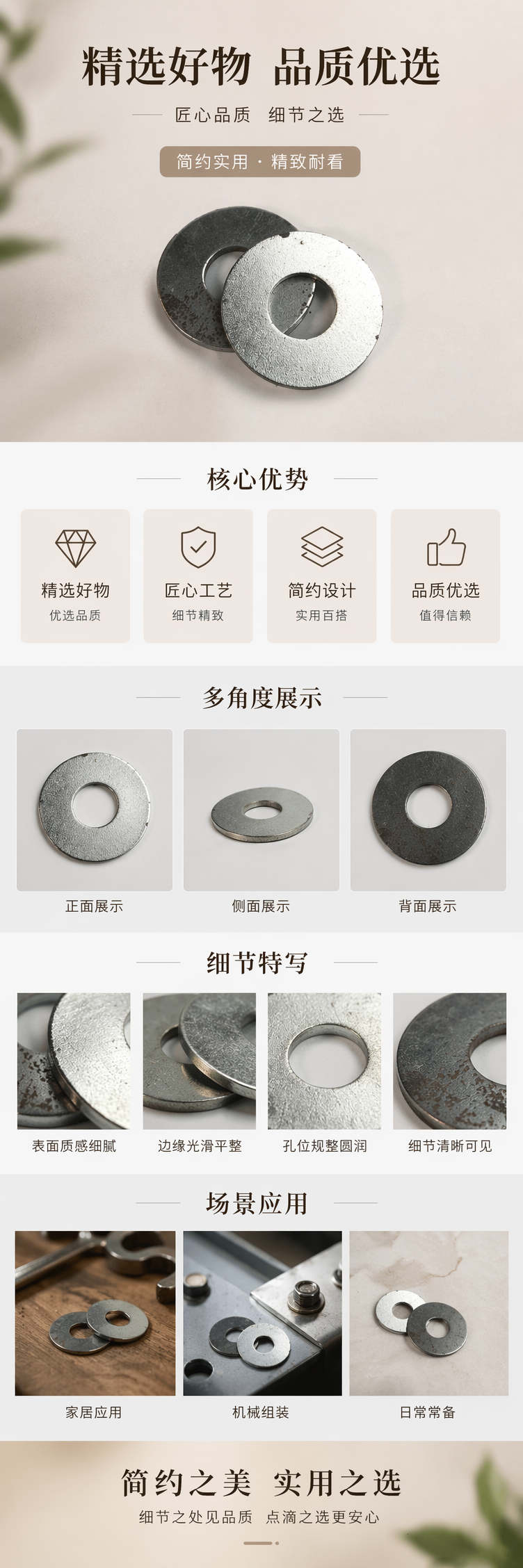 银色垫圈 不锈钢密封垫圈 通用型防漏垫片详情1