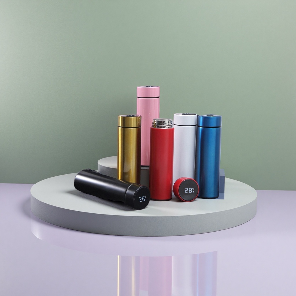 Color intelligent temperature display insulated cup, 316 stainless steel vacuum heat insulation and cold preservation