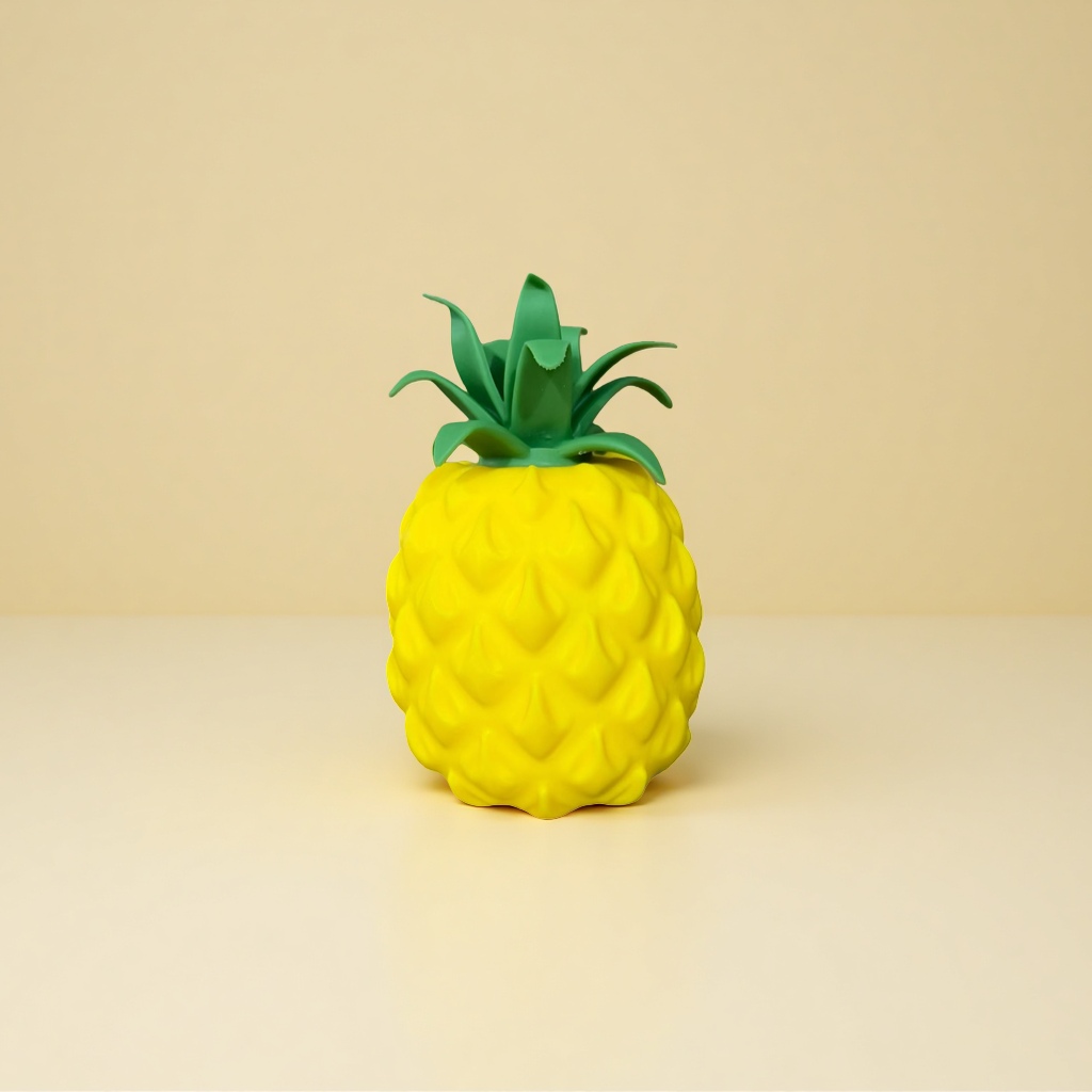 Yellow pineapple-shaped toys, children's educational plush ornaments, home decoration Specification image