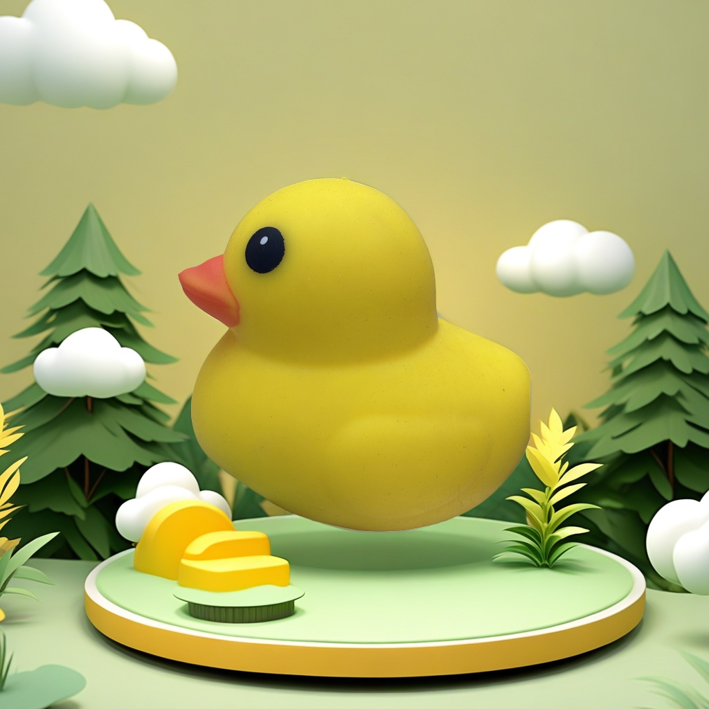 The yellow rubber duck is a bathroom toy and a floating water toy for children's bathing. It's cute and fun Application Scenario