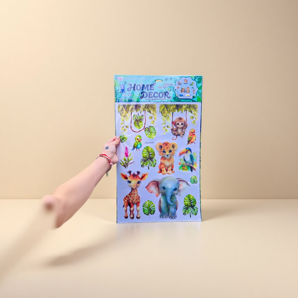 Color 3D wall stickers for home decoration are self-adhesive and can be removed without drilling Specification image