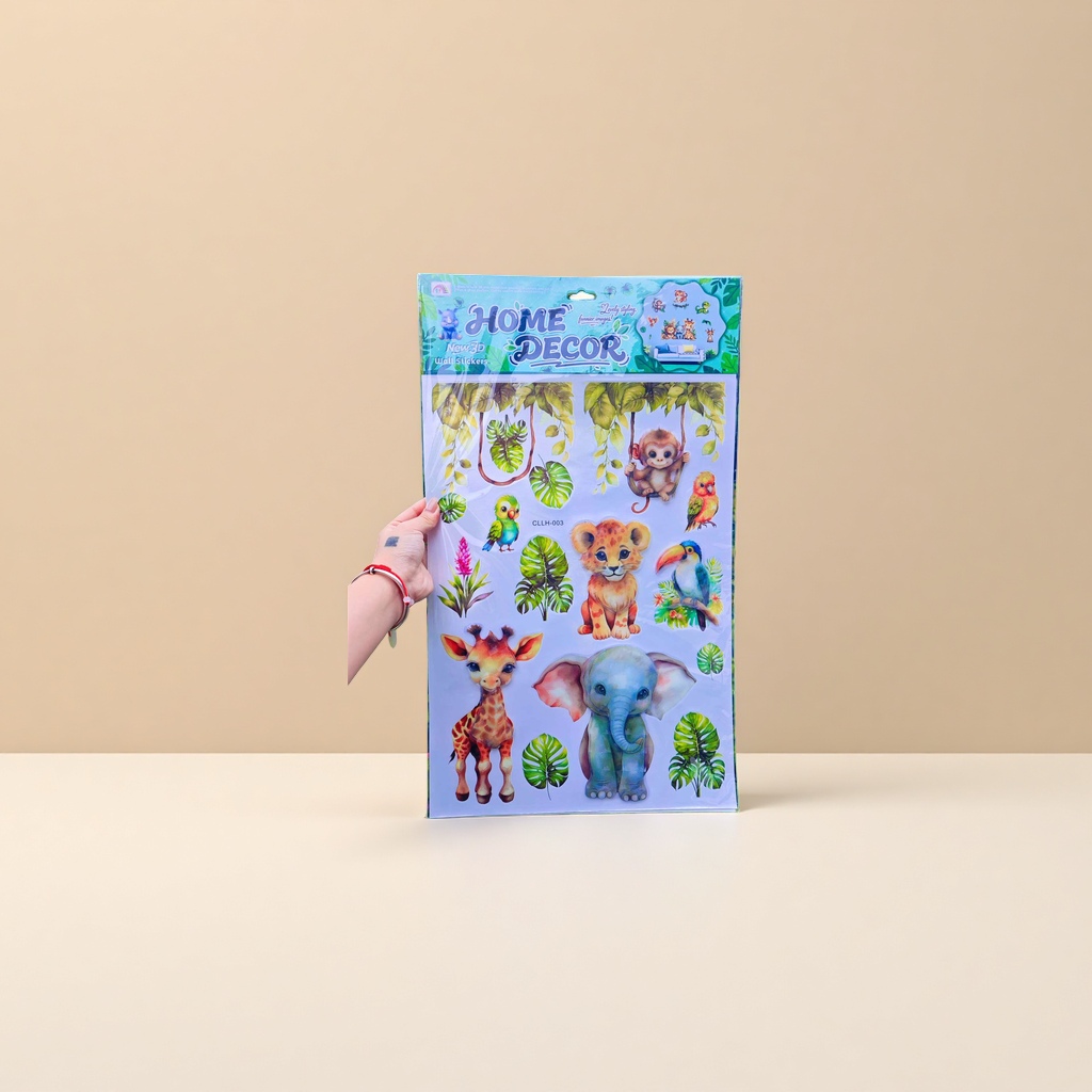Color 3D wall stickers for home decoration are self-adhesive and can be removed without drilling Application Scenario