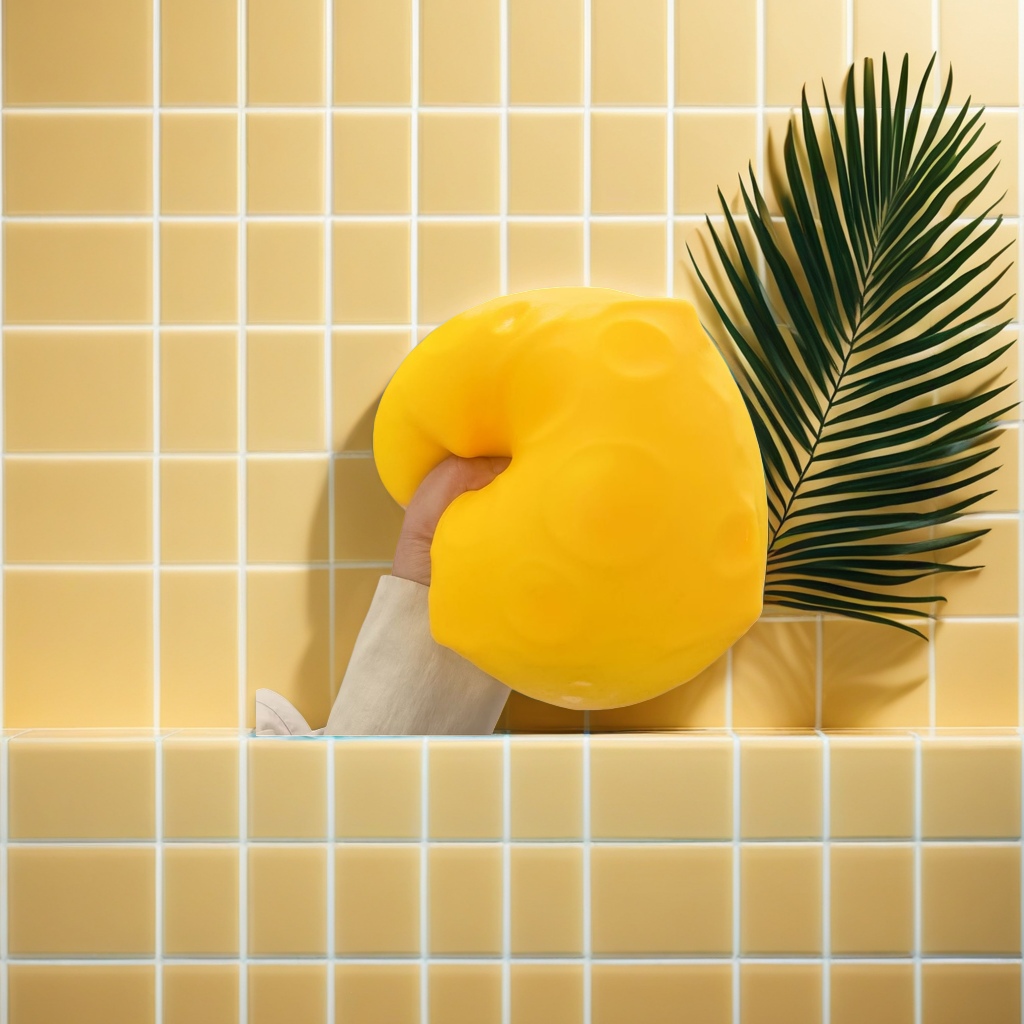 Yellow cheese-shaped children's educational toys are safe, non-toxic and can be chewed for early education teething Specification image