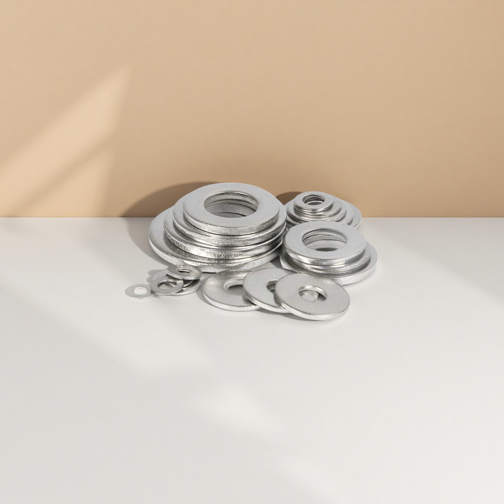 Silver metal gasket pile anti-slip and wear-resistant stainless steel sealing gasket set