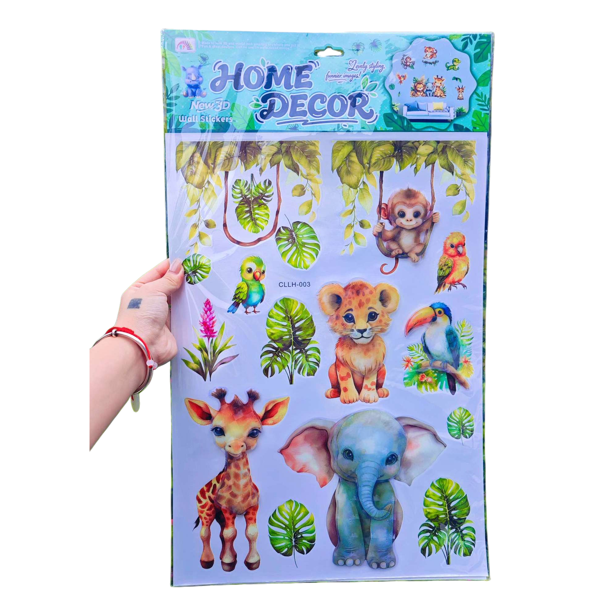 Color 3D wall stickers for home decoration are self-adhesive and can be removed without drilling Item Picture
