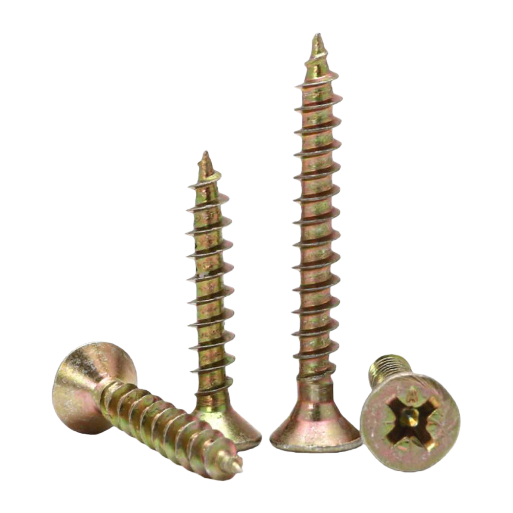 Golden screws, stainless steel self-tapping screws, 304 material screw set Item Picture