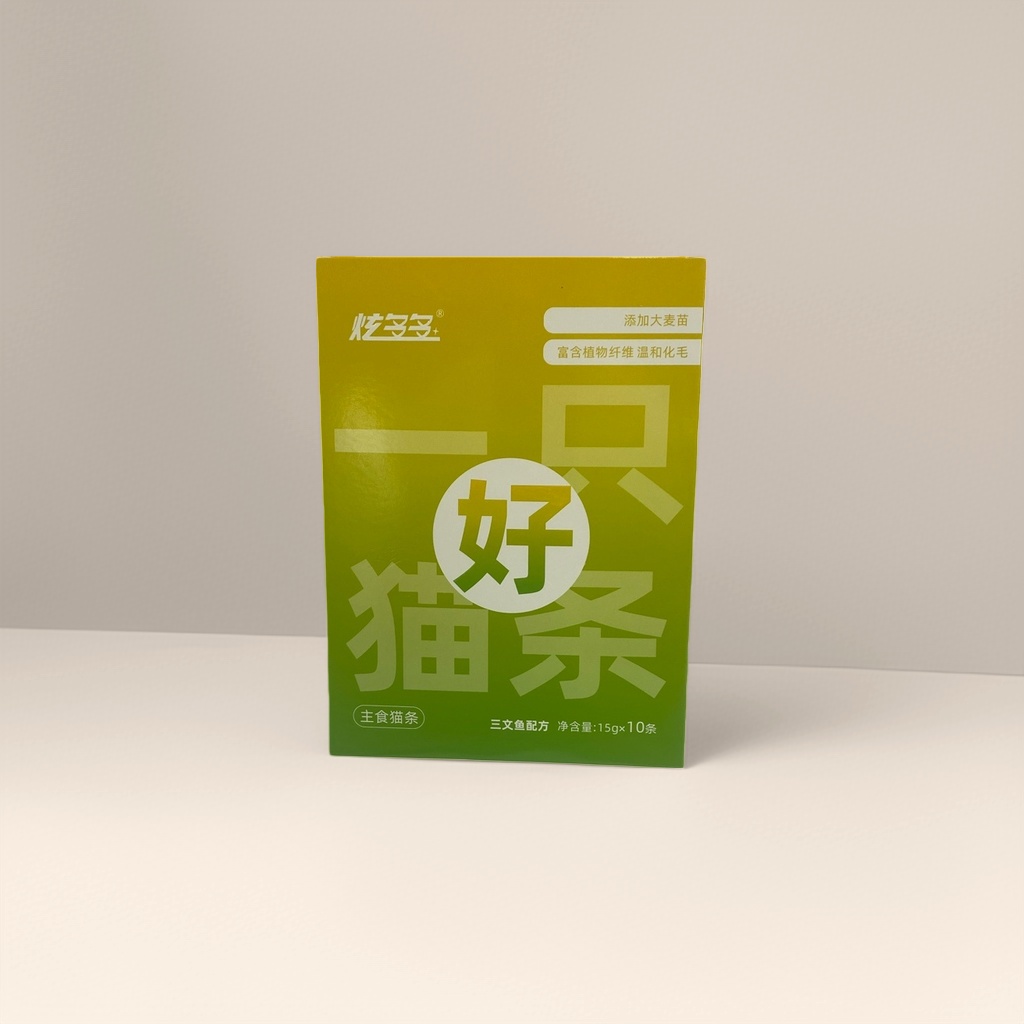 The main course of the salmon recipe, cat strips, is enriched with barley sprouts, which are rich in plant fibers and can gently dissolve hair Application Scenario