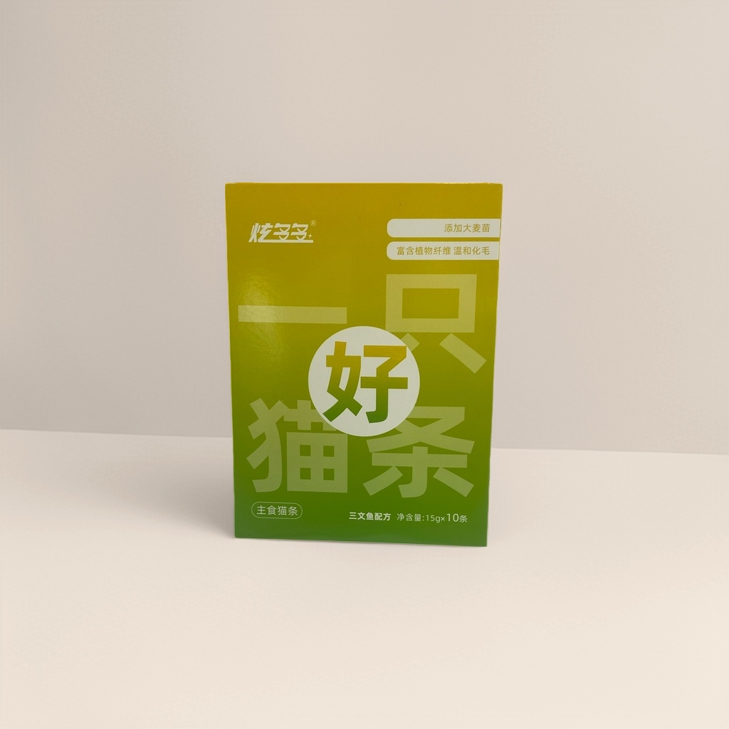 The main course of the salmon recipe, cat strips, is enriched with barley sprouts, which are rich in plant fibers and can gently dissolve hair details Picture