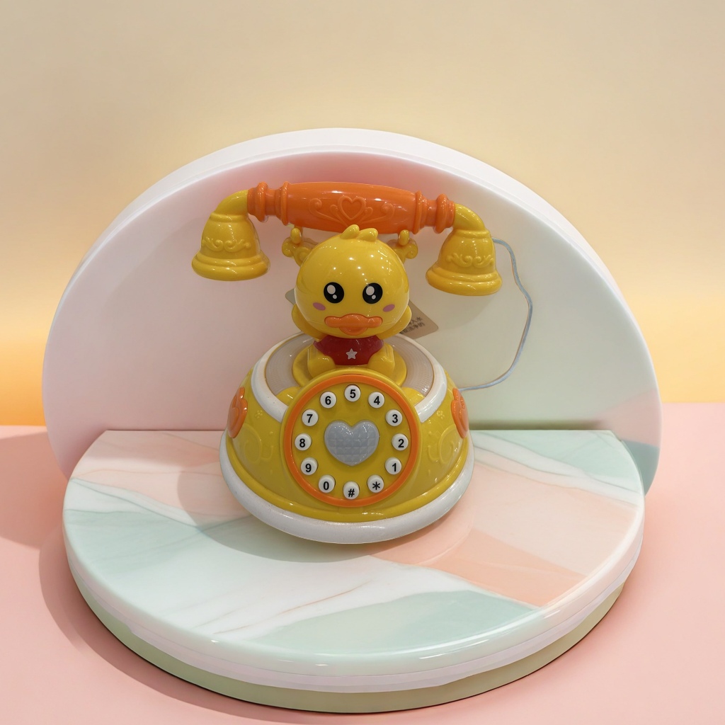 Two types of children's toys and phones are available for selection: yellow duckling and pink rabbit Application Scenario