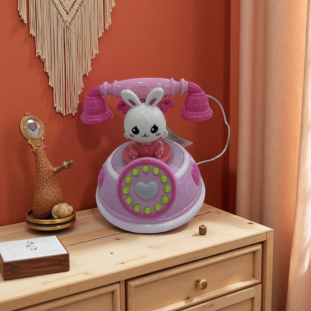 Two types of children's toys and phones are available for selection: yellow duckling and pink rabbit details Picture
