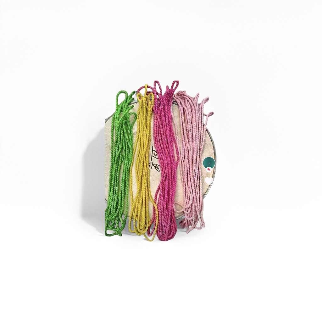 Colorful hemp rope hand-woven decorative rope, DIY home and garden binding rope