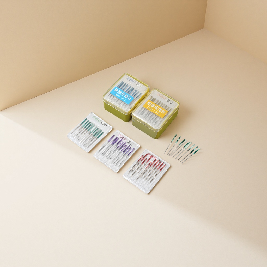 Colorful anti-jump thread needle set for sewing, embroidery, DIY handicrafts, multi-color needles Application Scenario