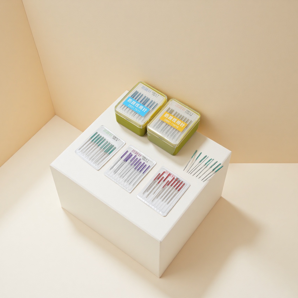 Colorful anti-jump thread needle set for sewing, embroidery, DIY handicrafts, multi-color needles Specification image