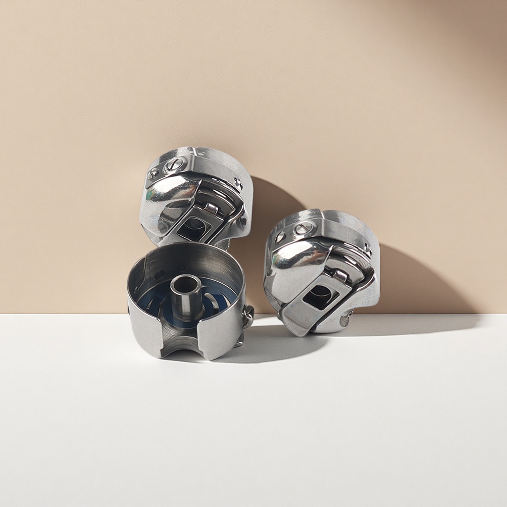 The silver metal sewing machine presser foot assembly is a universal type suitable for multiple brands of household sewing machines Application Scenario
