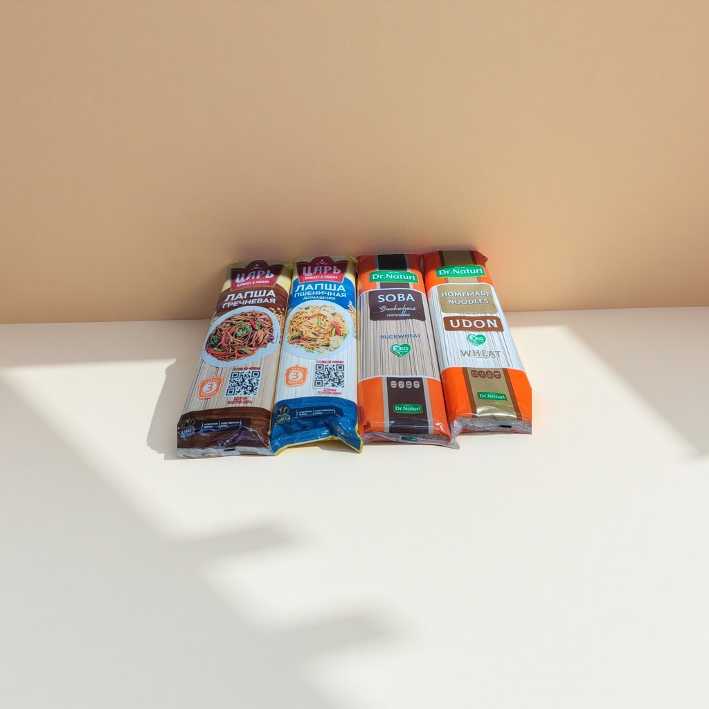 四包进口面条组合 ЦАРЬ黑麦荞麦拉面 DrNaturi荞麦面乌冬面