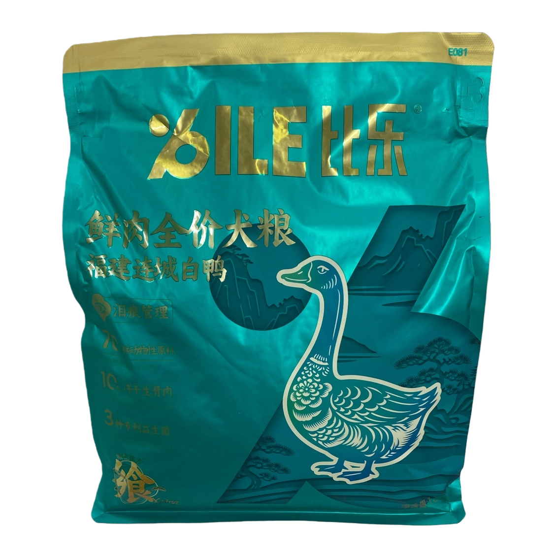 比乐鲜肉全价犬粮青绿色包装袋 Item Picture