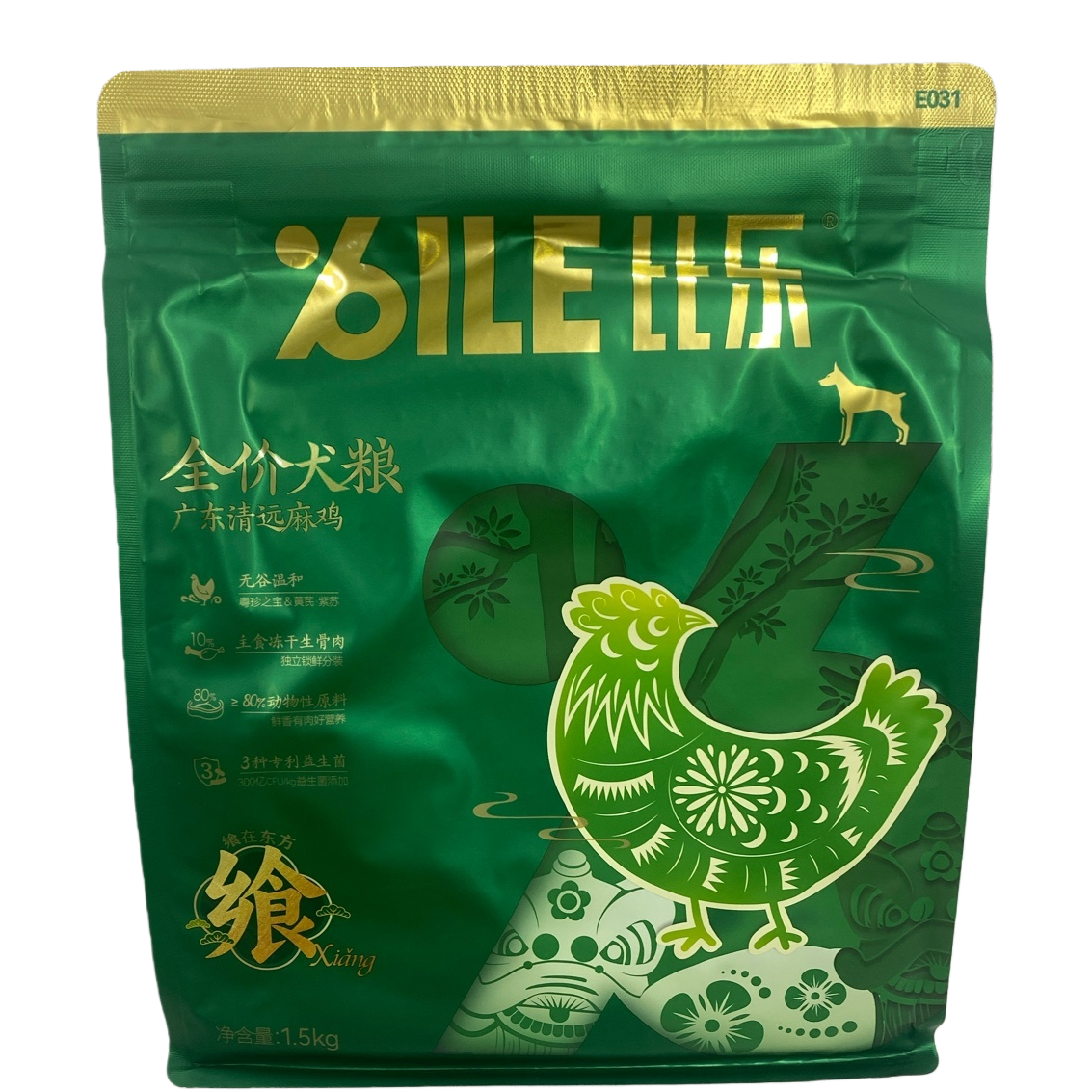 绿色包装袋狗粮天然无谷成犬专用全价营养宠物食品 Item Picture