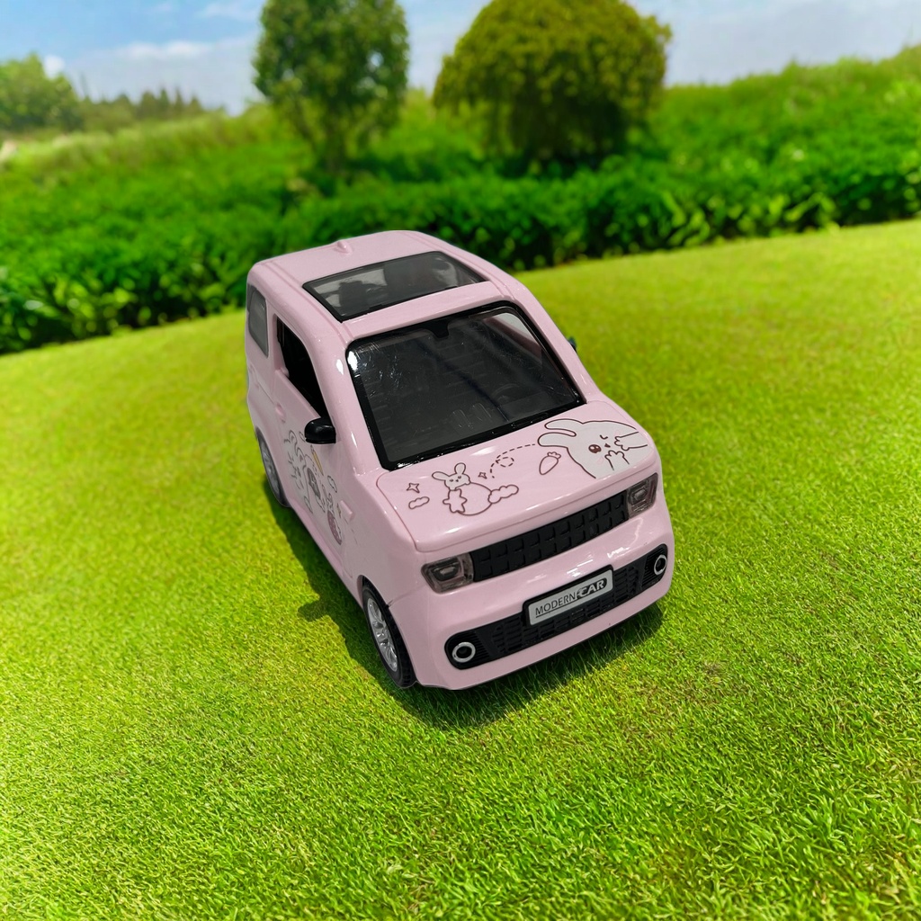Three colorful children's educational toy car sets of inertial sedans Specification image