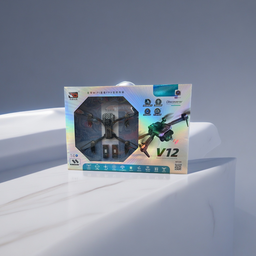Portable folding mini high-definition color packaging box drone aerial photography remote control aircraft Application Scenario