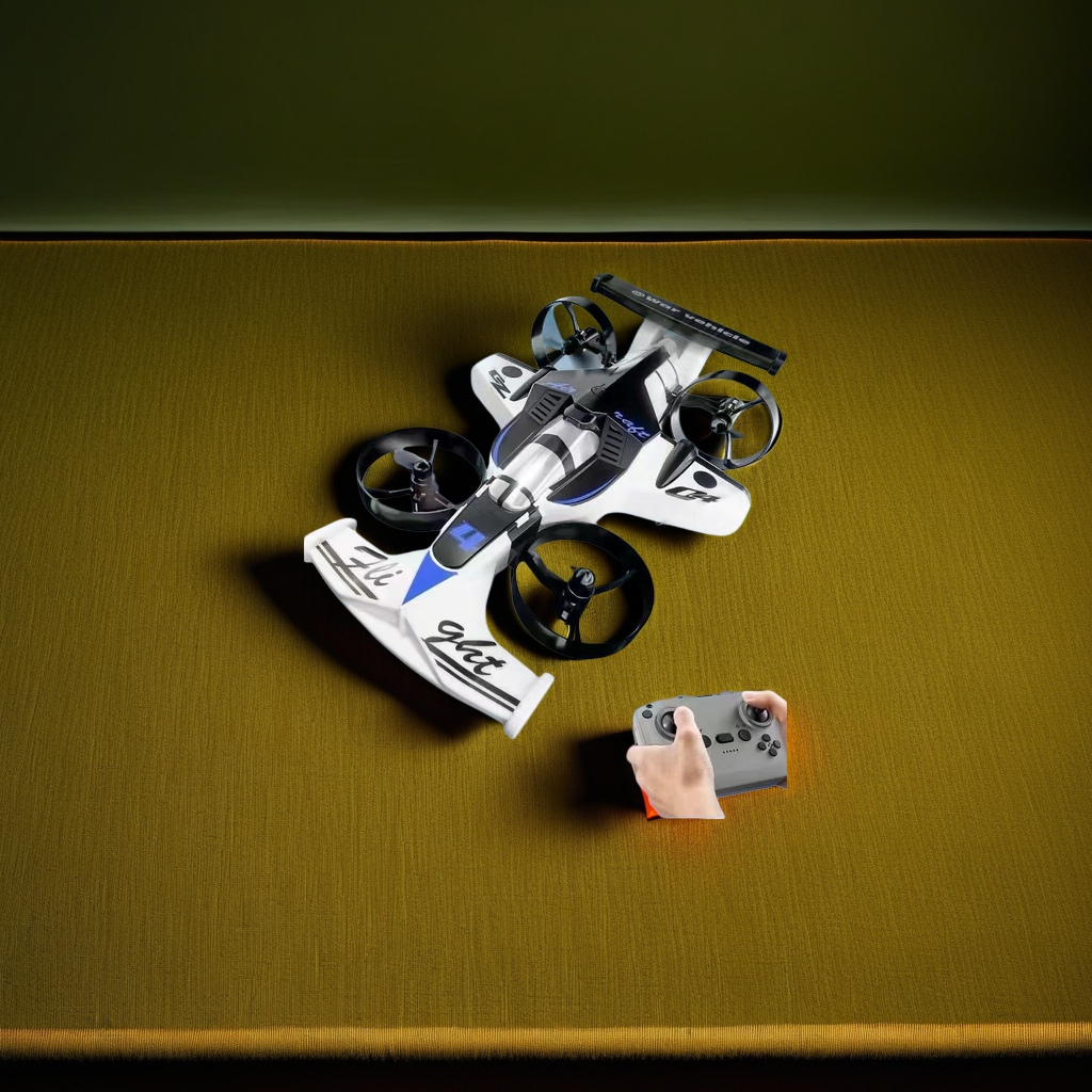 The white flying vehicle drone offers high-definition, stable aerial photography with long battery life and is foldable and portable Application Scenario