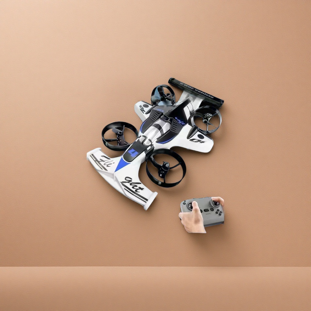 The white flying vehicle drone offers high-definition, stable aerial photography with long battery life and is foldable and portable Specification image