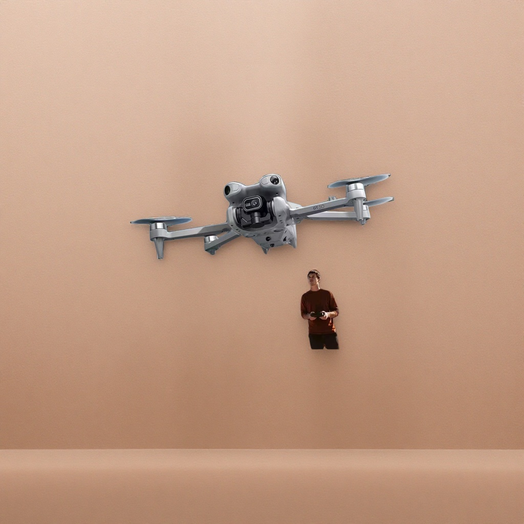 Silver-gray drone aerial photography device high-definition stable flight remote control toy Specification image