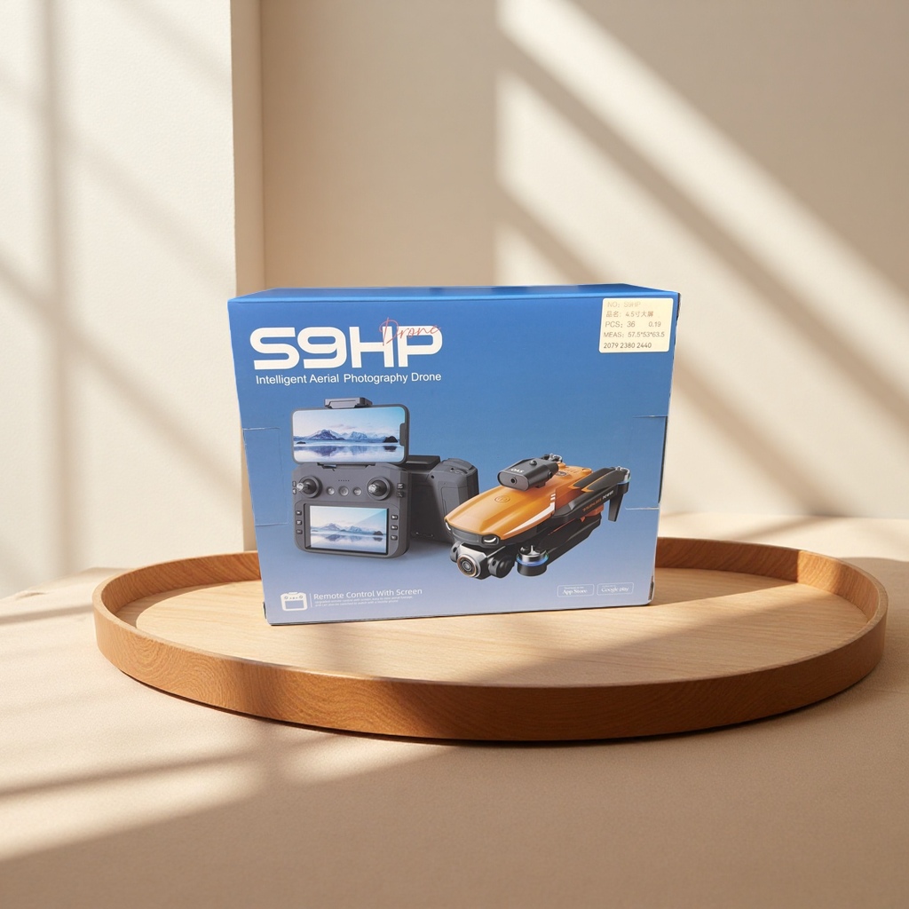 A blue packaging box drone aerial photography remote control aircraft Specification image