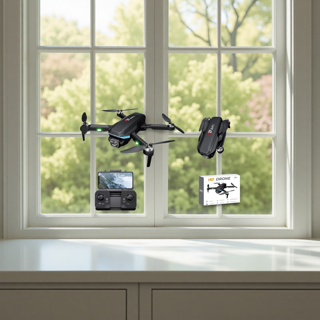 Black drone aerial photography device, 4K high-definition remote control aircraft, portable folding design Application Scenario