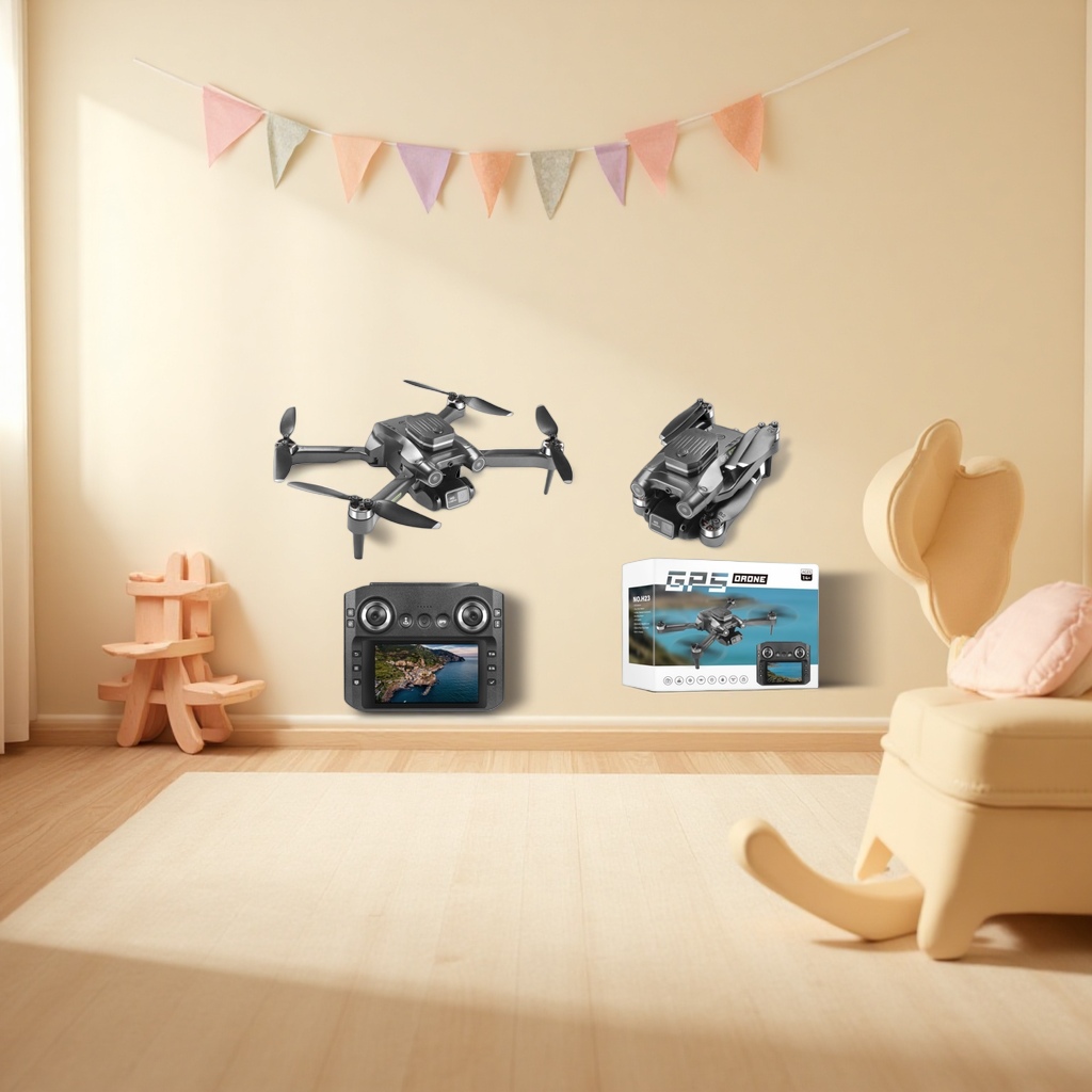 Black drone aerial photography high-definition stabilizer foldable portable remote control aircraft details Picture