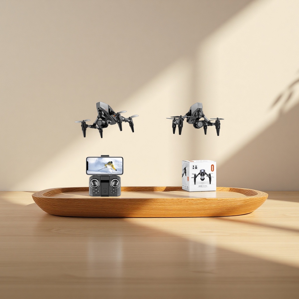 The black drone with a carbon fiber body is a professional aerial photography aircraft that is stable and high-definition Application Scenario