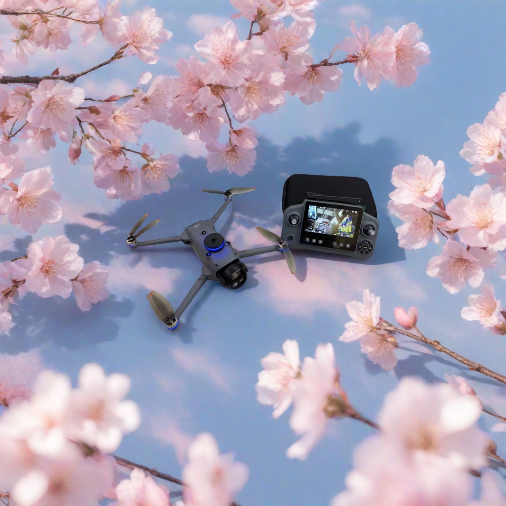 Grey drone and remote control portable folding aerial photography aircraft intelligent stabilizer Application Scenario