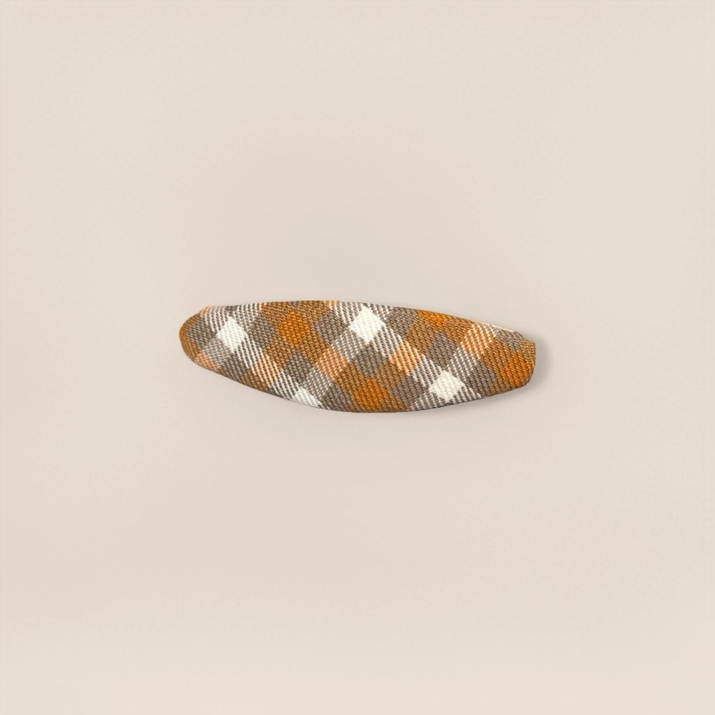 وقطعة الشعر المغلفة برمادي برتقالي عبارة عن مجموعة قديمة من أغطية رأس السيدة Application Scenario